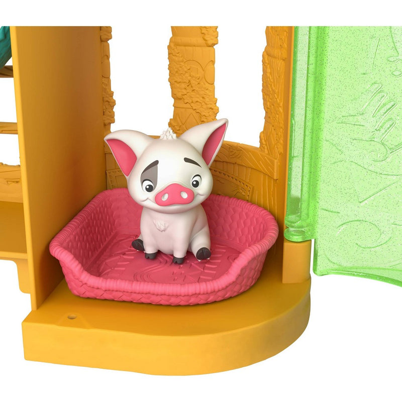 Disney Princess Moana Island Home Stacking Doll House with Small Doll