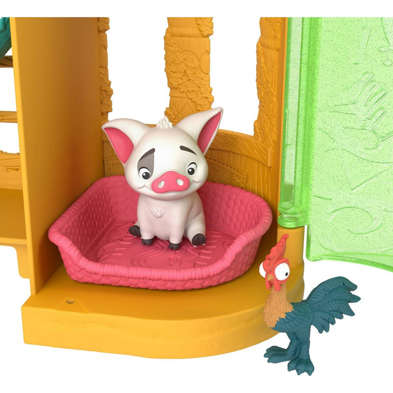 Disney Princess Moana Island Home Stacking Doll House with Small Doll