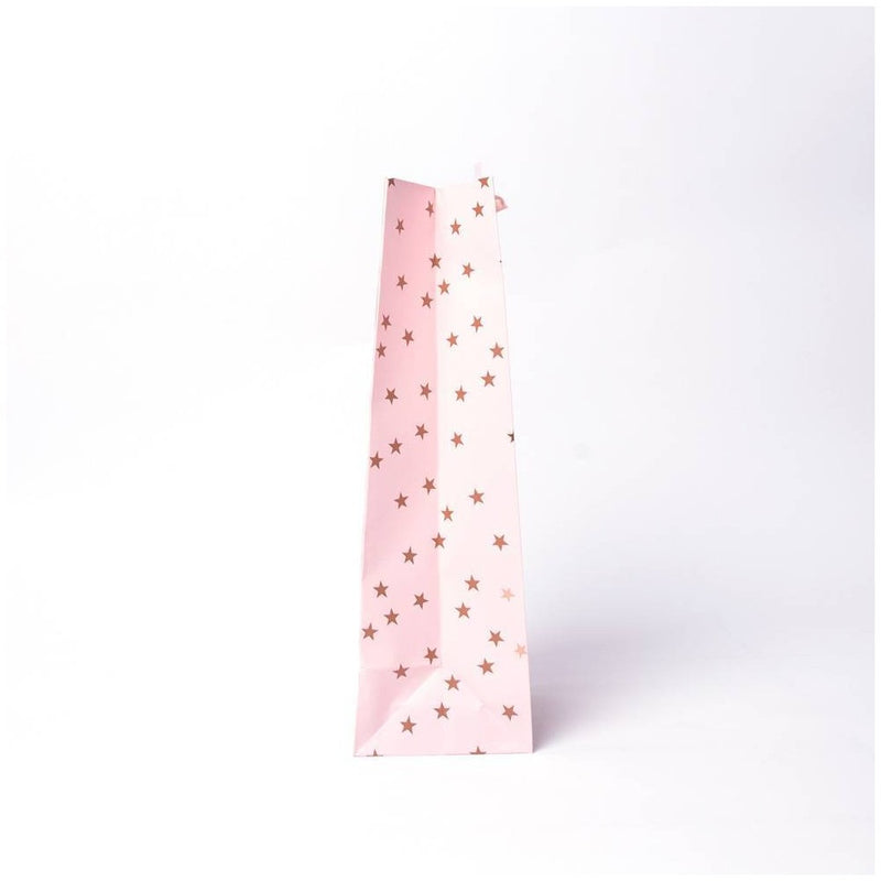 Wine Bag with Foil Stars Gold/Red/Pink - Spritz