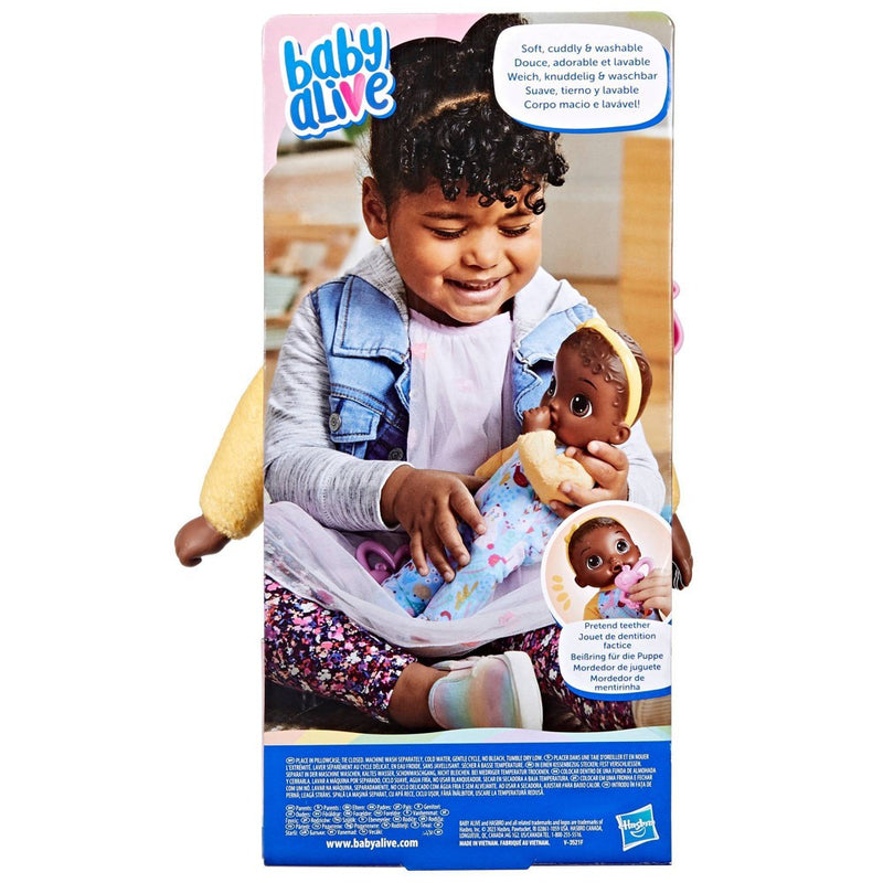 Baby Alive Sweet 'N Snugglier Baby Doll - Black Hair/Brown Eyes
