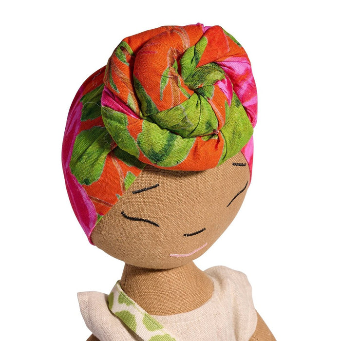 HarperIman 14" Handmade Linen Doll - Carmen