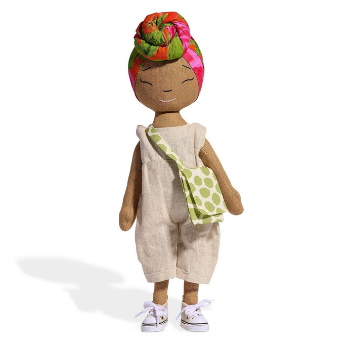 HarperIman 14" Handmade Linen Doll - Carmen