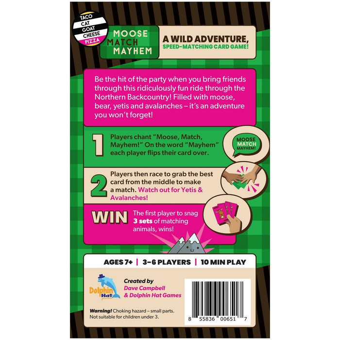 Moose Match Mayhem Card Game