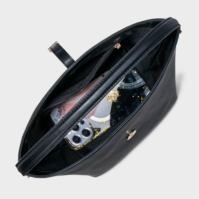 Bucket Crossbody Bag - A New Day Black
