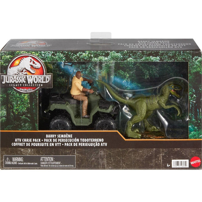 Jurassic World Barry Sembene ATV Chase Toy Vehicle Pack