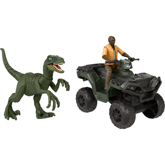 Jurassic World Barry Sembene ATV Chase Toy Vehicle Pack