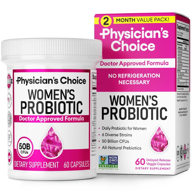 Physician's Choice 50 Billion CFU Women's Probiotic Capsules 60ct EXP 10/10/2027