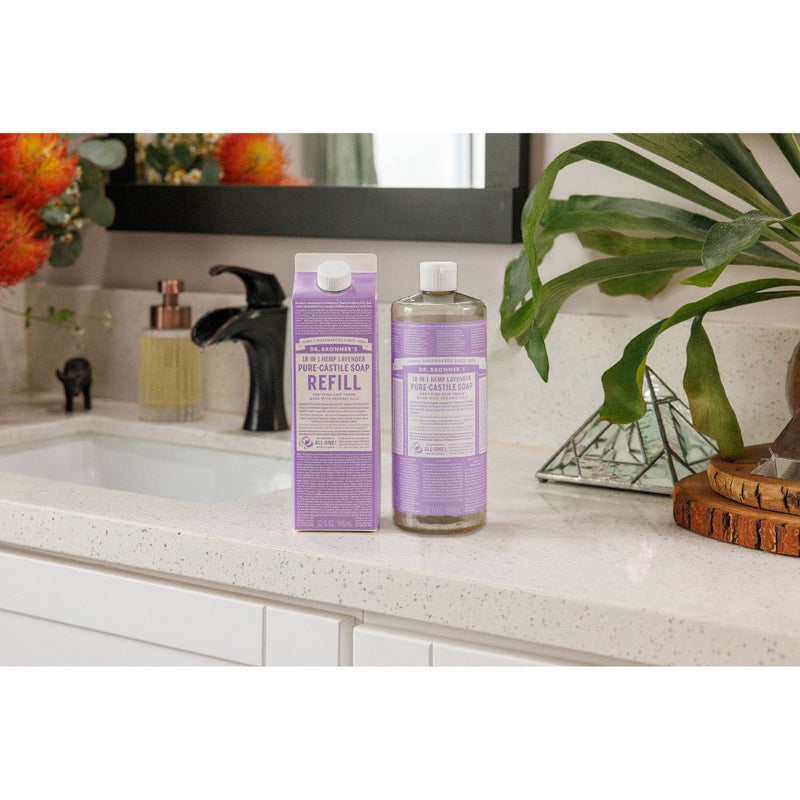 Dr. Bronner's Lavender Pure Castile Soap Refill Carton - 32oz