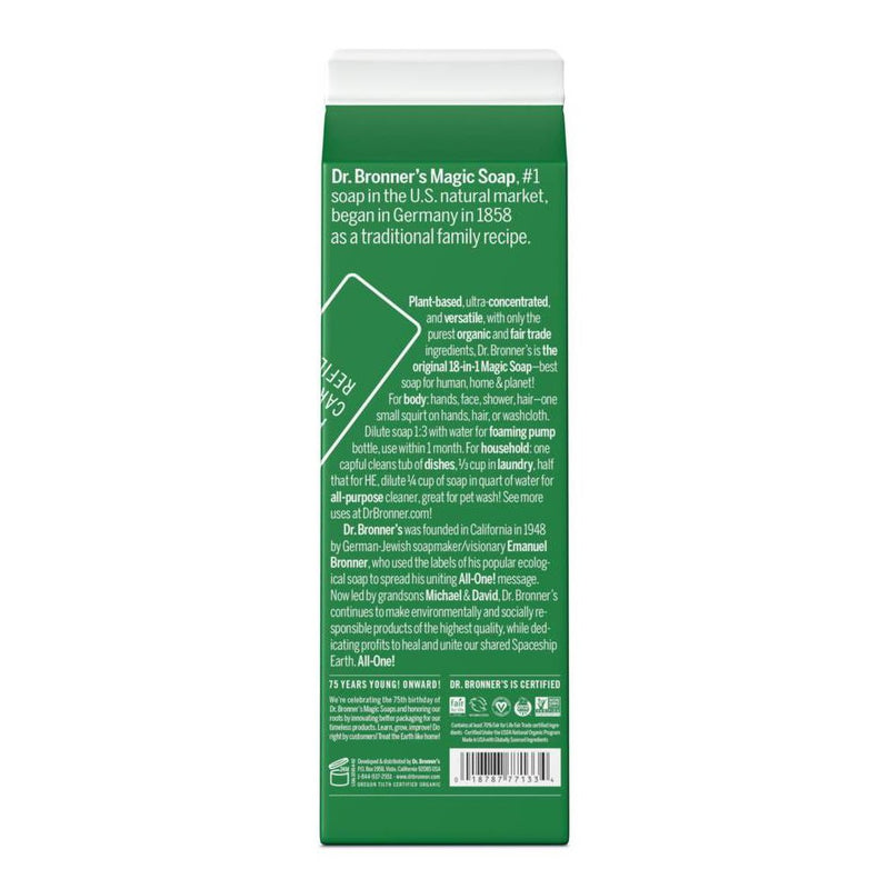 Dr. Bronner's Pure-Castile Soap Refill Carton - Almond - 32oz