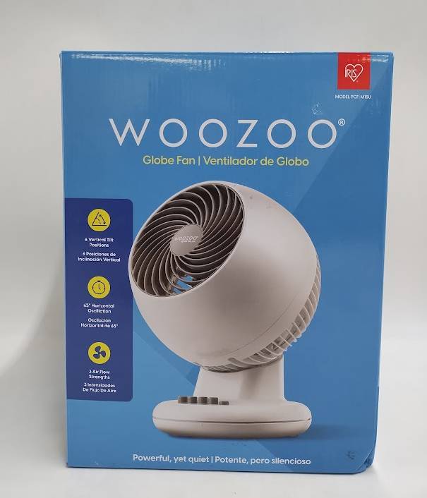 Compact Personal Oscillating Fan White - Woozoo
