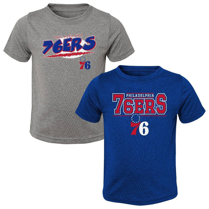NBA Philadelphia 76ers Toddler 2pk T-Shirt - 3T