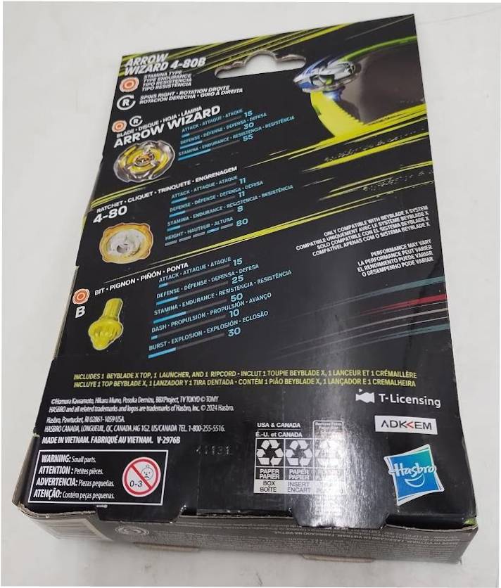 Beyblade Arrow Wizard Stamina Battle Top