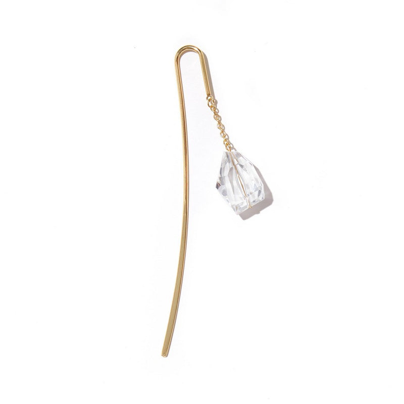 Be Rooted Crystal Bookmark Gold