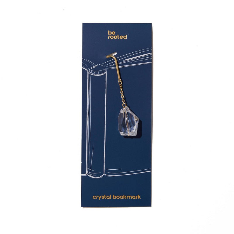 Be Rooted Crystal Bookmark Gold