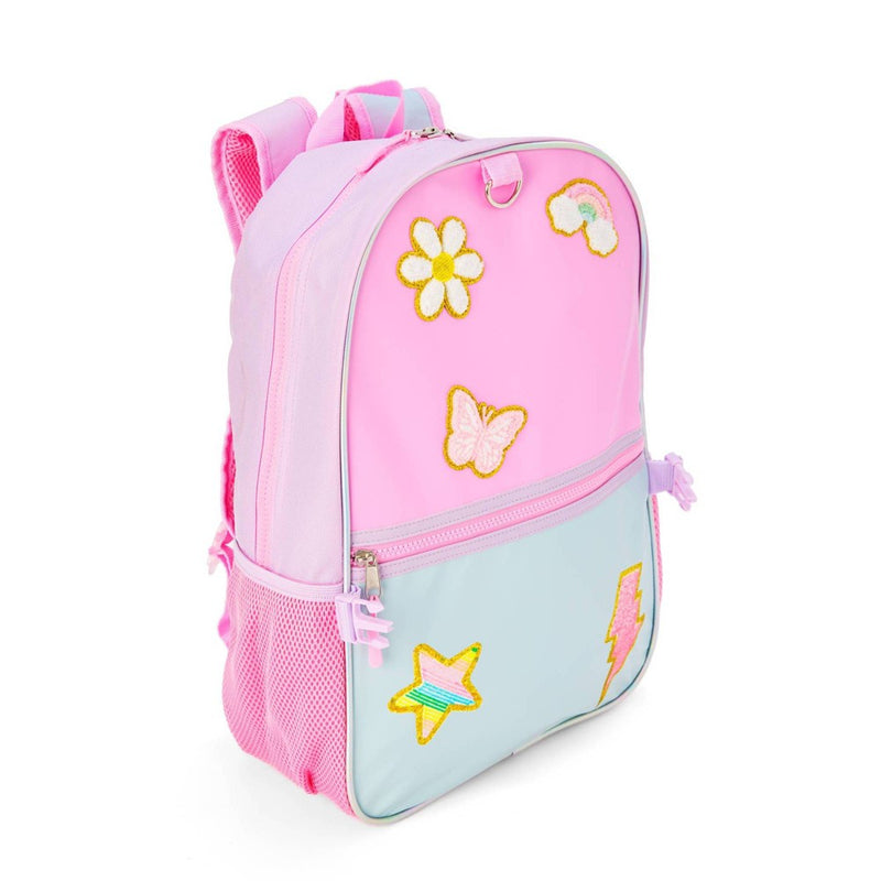 Locker Club Kids' 17" Backpack with Headphone Set - Terry Patches