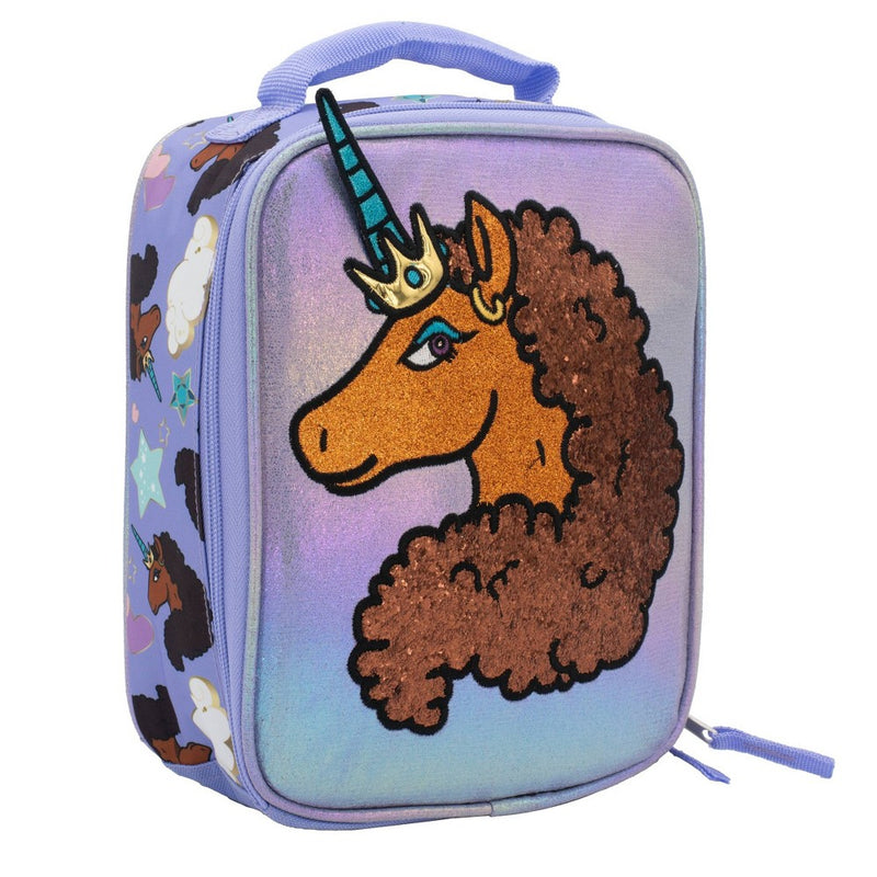 Afro Unicorn Lunch Bag