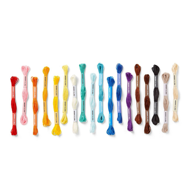 18ct Craft Floss Set - Mondo Llama