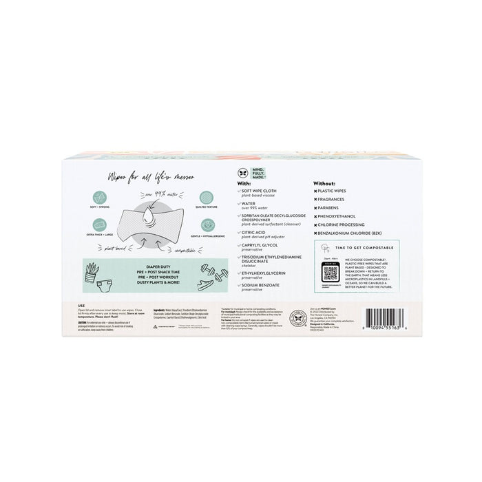 The Honest Company Plant-Based Baby Wipes made with over 99% Water - Sunburst - 864ct (LOCAL PICKUP ONLY)