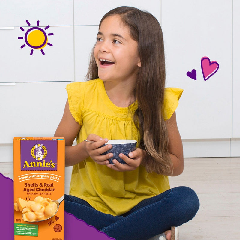 Annie's Shells & Real Aged Cheddar Macaroni & Cheese - 6oz
