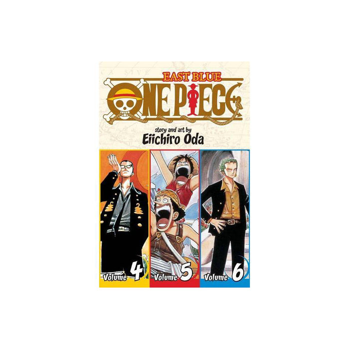 One Piece (Omnibus Edition), Vol. 2 (4,5,6)- by Eiichiro Oda (Paperback)