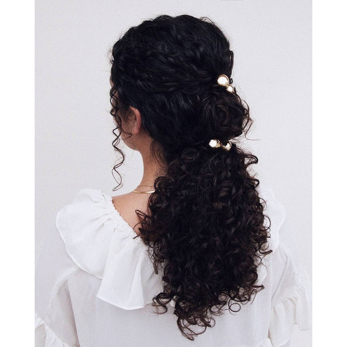 Kristin Ess The Metallic Pony Baubles Hair Elastics - 2ct