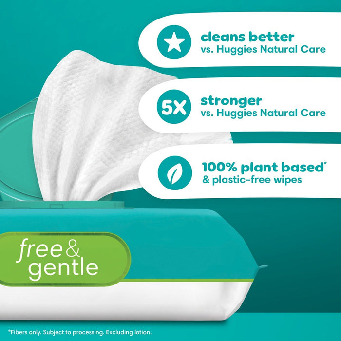Pampers Free & Gentle Free & Gentle Baby Wipes - 312ct