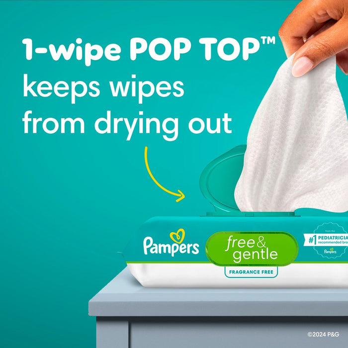 Pampers Free & Gentle Free & Gentle Baby Wipes - 312ct