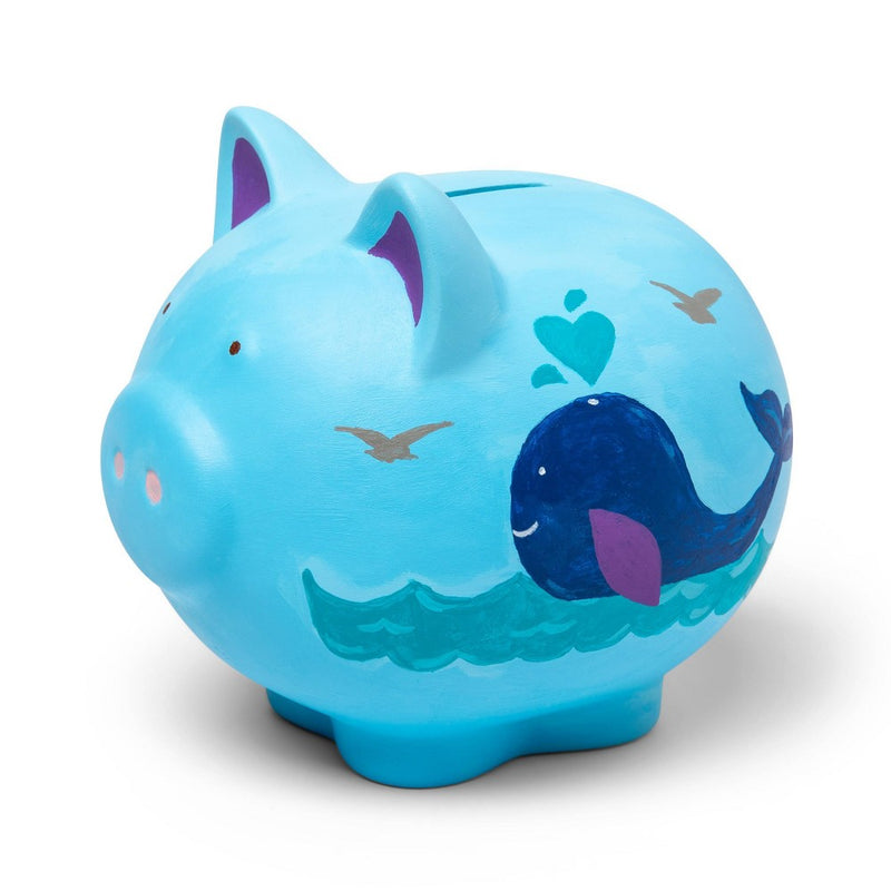 Paint-Your-Own Piggy Bank Craft Kit - Mondo Llama