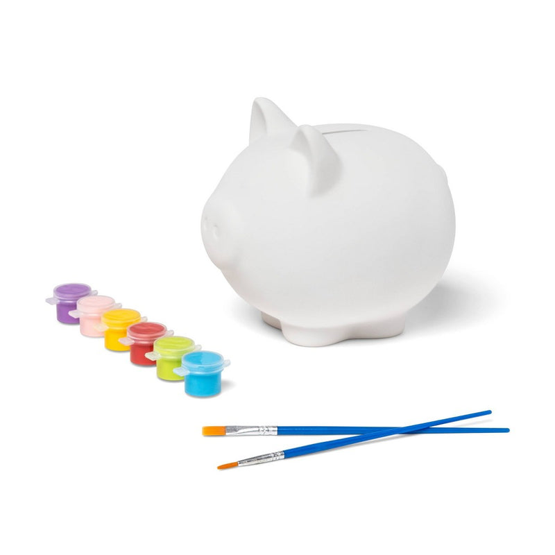 Paint-Your-Own Piggy Bank Craft Kit - Mondo Llama