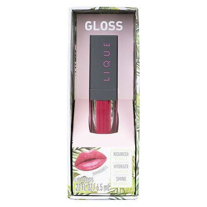 Lique Cosmetics Bombshell Lip Gloss - Enriched with Vitamin E & Natural Oils