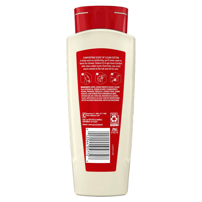 Old Spice Men's Body Wash - Comfort with Clean Cotton scent - 18 fl oz