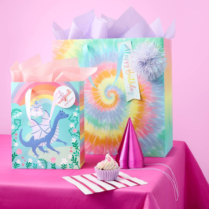10ct 5" Metallic Foil Party Hats Hot Pink - Spritz