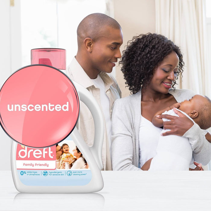 Dreft Family Friendly Unscented Liquid Baby laundry Detergent - 92 fl oz