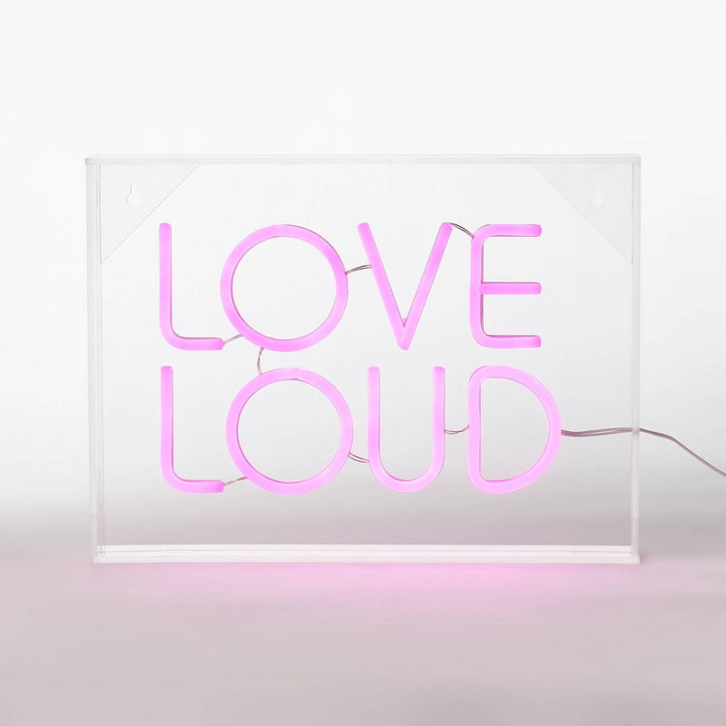 Love Loud Novelty Light - Pride