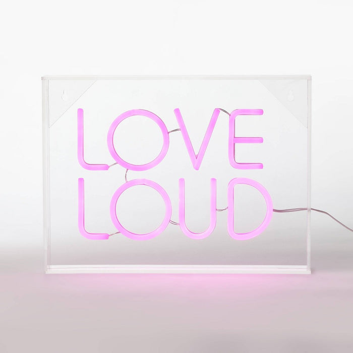 Love Loud Novelty Light - Pride