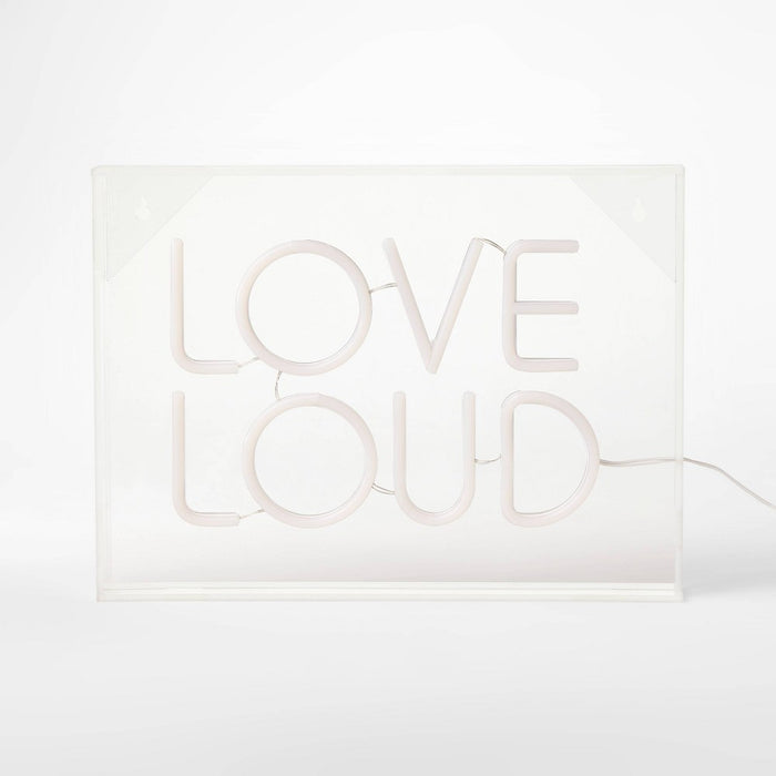 Love Loud Novelty Light - Pride