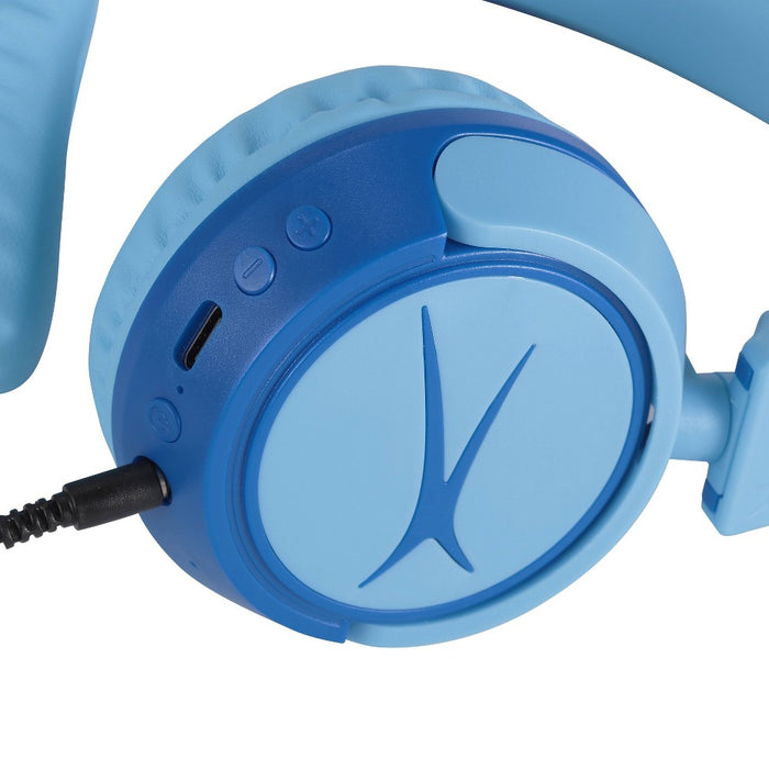 Altec Lansing Kid Safe 2-in-1 Bluetooth Wireless Headphones - Hero Blue