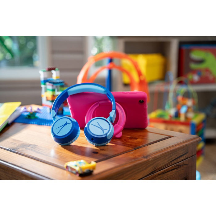 Altec Lansing Kid Safe 2-in-1 Bluetooth Wireless Headphones - Hero Blue
