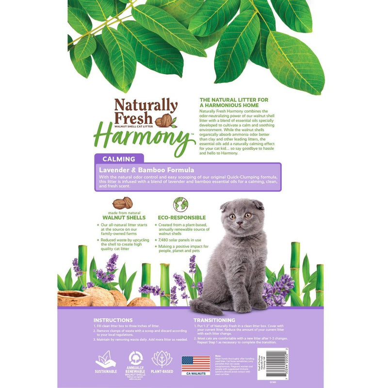 Naturally Fresh Harmony Lavender & Bamboo Clumping Cat Litter - 14lbs