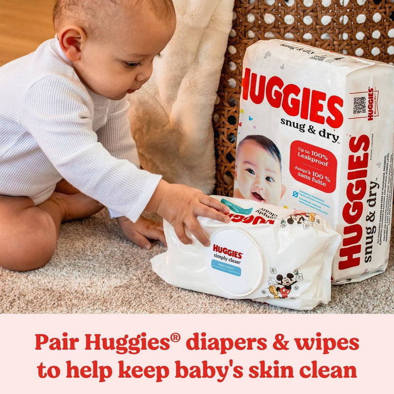 Huggies Snug & Dry Baby Disposable Diapers Huge Pack - Size 5 - 116ct