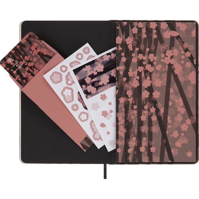 Moleskine 176 Sheet Ruled Notebook 5.12"x8.25" Sakura