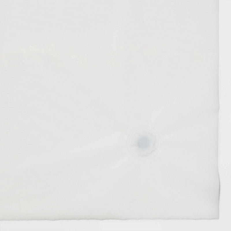 70"x71" Lightweight Color Shower Liner White - Room Essentials