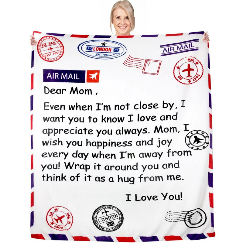 Gifts For Mom, Birthday Gifts For Mom, Mothers Day Blankets Gifts For Mom From Daughter Son, Ideas Gifts For Mom On Mothers Day, Christmas And Other Holidays, I Love You Mom Blankets Gifts 65" X 50"