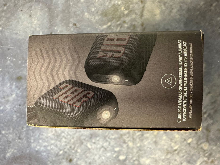 JBL Go4 Portable Bluetooth Waterproof Speaker - Black