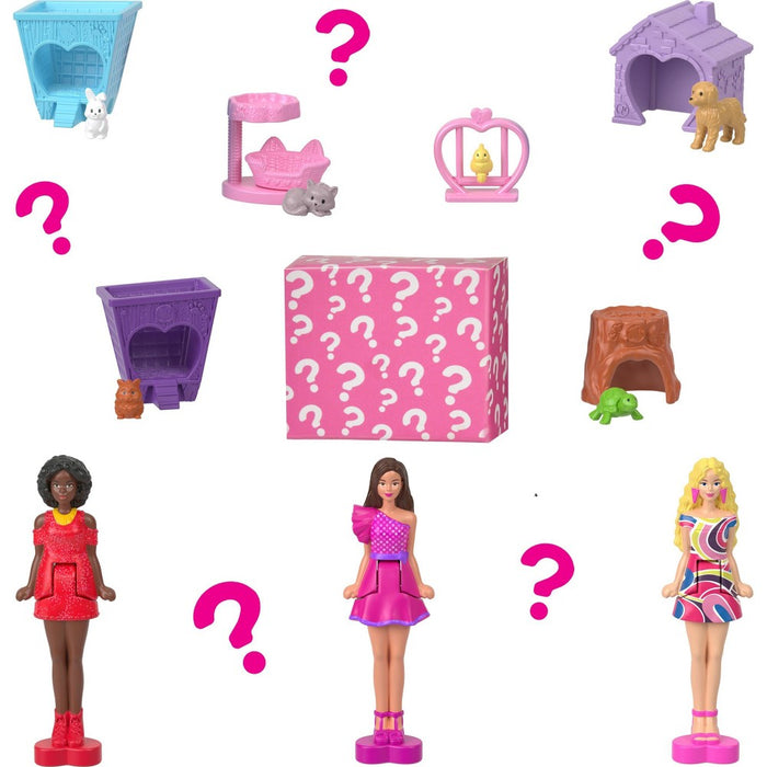 Barbie Mini BarbieLand Doll House Playsets with 1.5-Inch Doll, Furniture & Accessories (Styles May Vary)