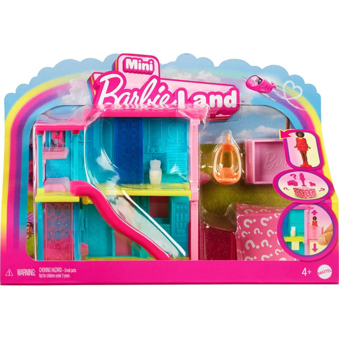 Barbie Mini BarbieLand Doll House Playsets with 1.5-Inch Doll, Furniture & Accessories (Styles May Vary)