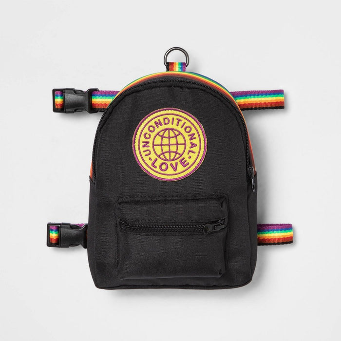 Pride Backpack Dog Harness - S/M