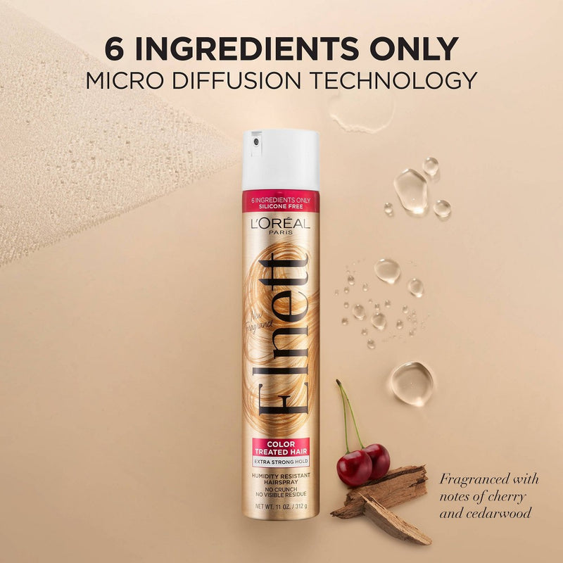 L'Oreal Paris Elnett Satin Extra Strong Hold with UV Filter Hairspray - 11oz