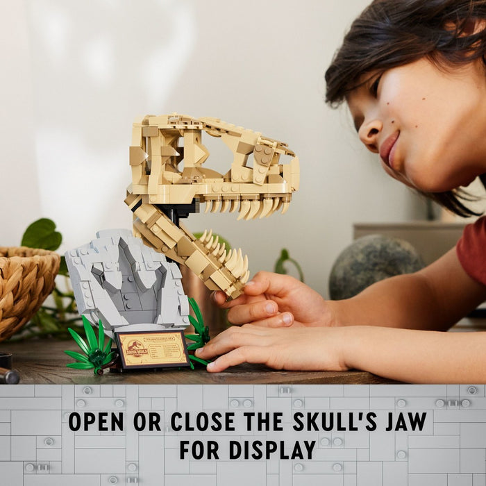 LEGO Jurassic World Dinosaur Fossils: T. rex Skull Toy 76964