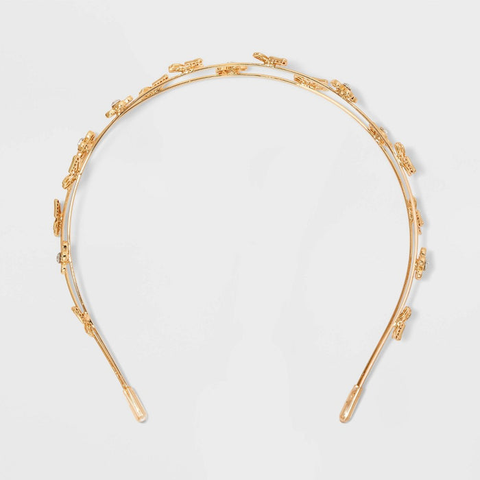 Girls' Butterfly Headband - art class Gold